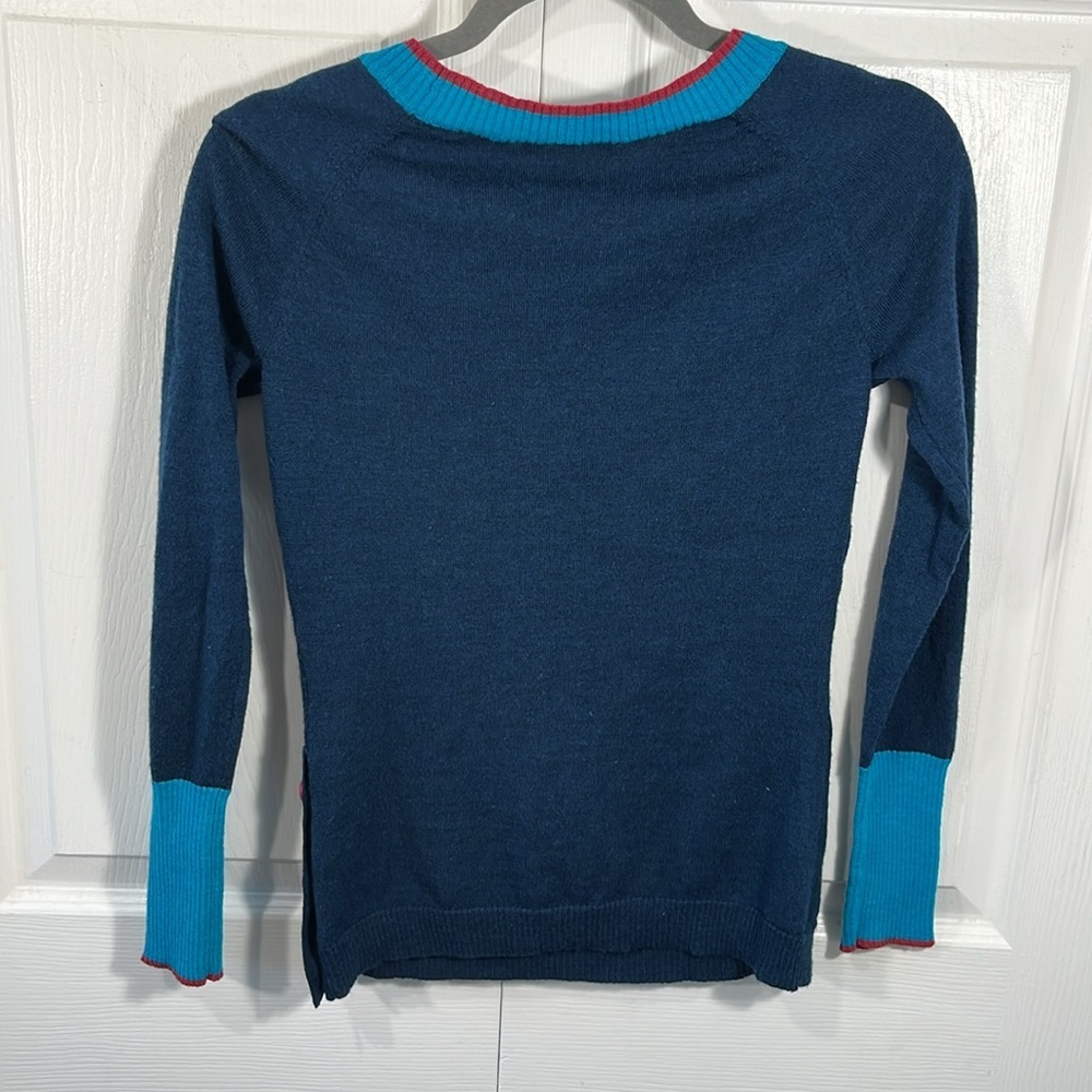 Smartwool Charley Harper Cardinal Sweater Merino Wool Intarsia XS S - Picture 8 of 13